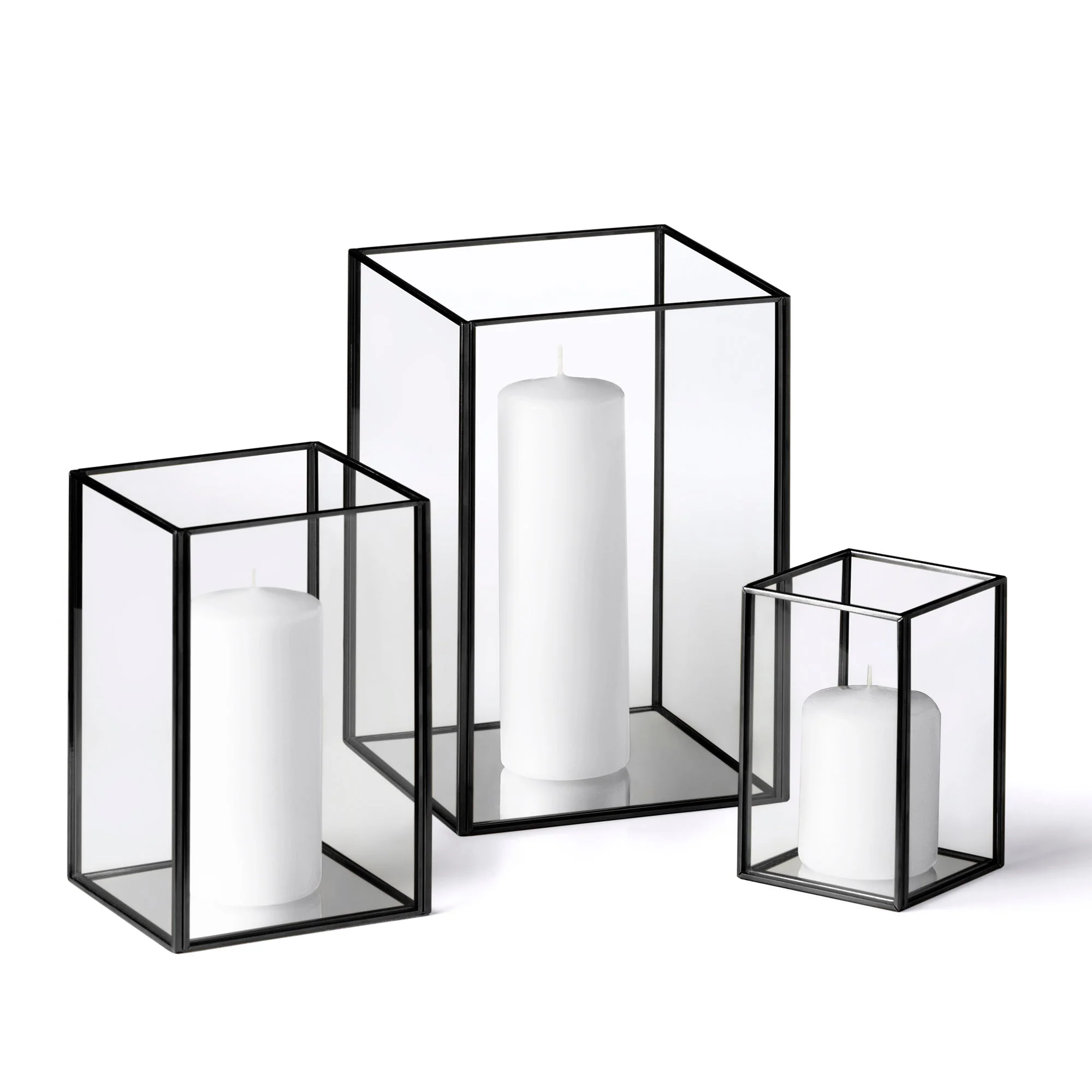 Hot Pink Pillar Candles